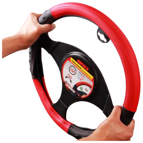 Imagen de Cubre volante tipo deportivo, color rojo CU-2