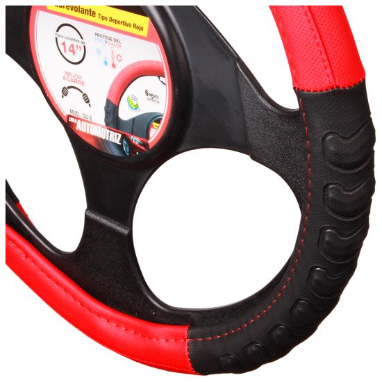 Imagen de Cubre volante tipo deportivo, color rojo CU-2