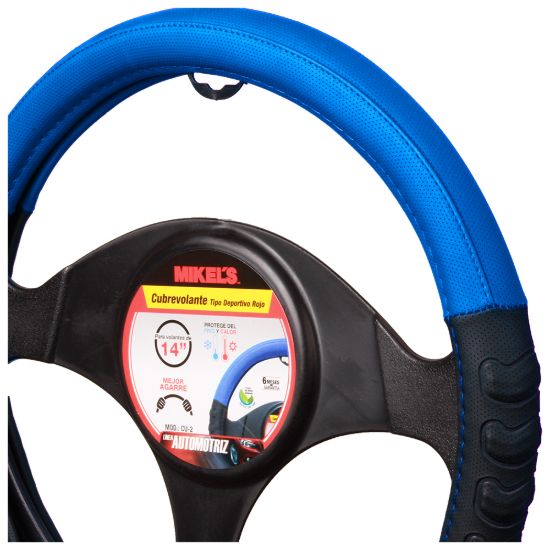 Imagen de Cubre volante tipo deportivo, color azul CU-3