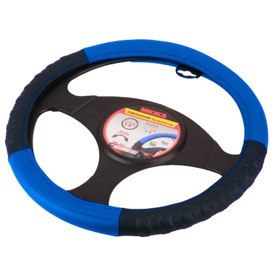 Imagen de Cubre volante tipo deportivo, color azul CU-3
