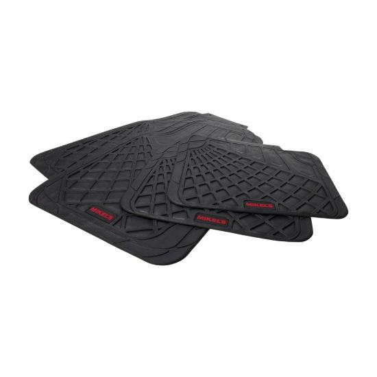 Imagen de Tapetes para auto de hule, negro de lujo TA-1