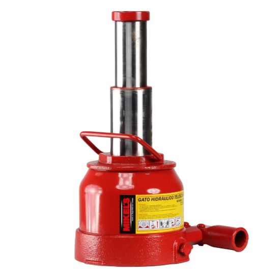 Imagen de Gato hidráulico telescópico de botella (12 ton) Bombeo lateral GHT-12