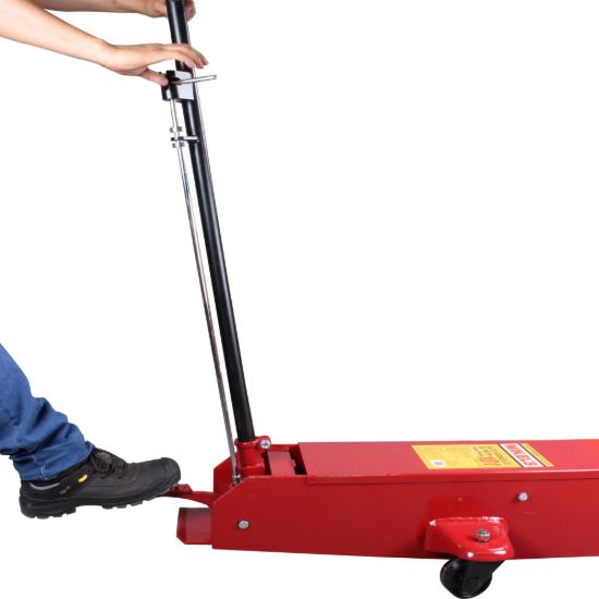 Imagen de Gato hidráulico de patín Trabajo Extra Pesado (10 ton) G-410