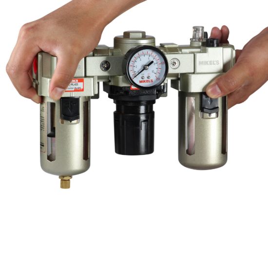 Imagen de Filtro regulador y lubricador (1/2")                                                                       FRL-4000