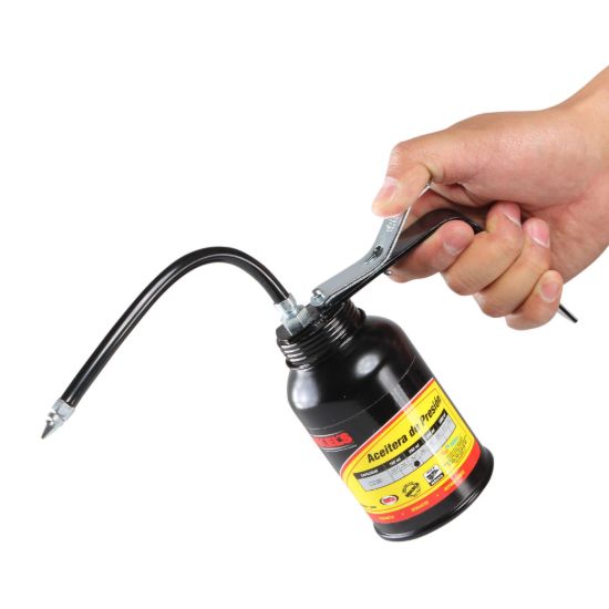 Imagen de Aceitera de presión, bote de acero, tubo flexible (250 ml) A2F