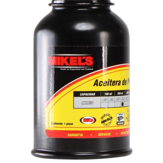 Imagen de Aceitera de presión, bote de acero, tubo rígido (250 ml) A2R
