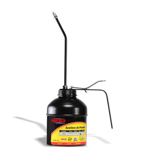 Imagen de Aceitera de presión, bote de acero, tubo rígido (500 ml) A3R