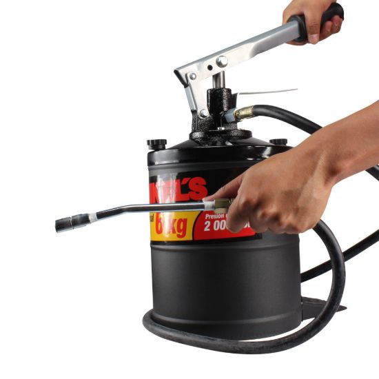 Imagen de Cubeta manual para grasa (6 kgs)                                                                   CMG-6