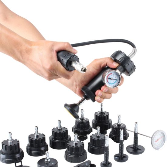 Imagen de Kit detector de fugas para sistema de enfriamiento automotriz KDFA-17
