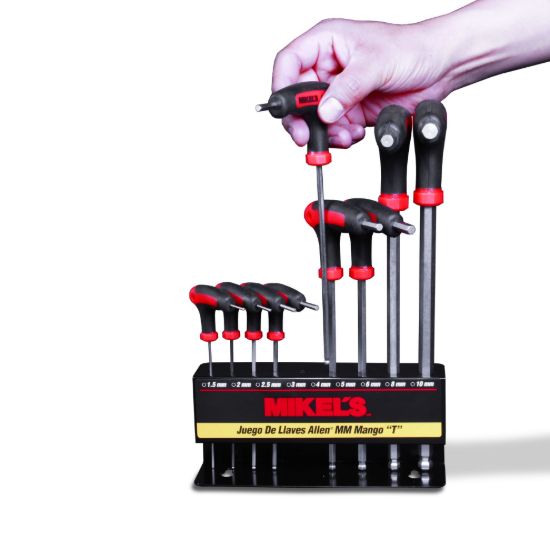 Imagen de Juego de llaves allen® milimétricas, mango "T" JLLM-9