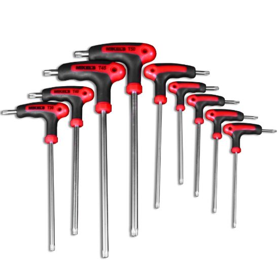Imagen de Juego de llaves  torx®, mango "T" JLLT-9