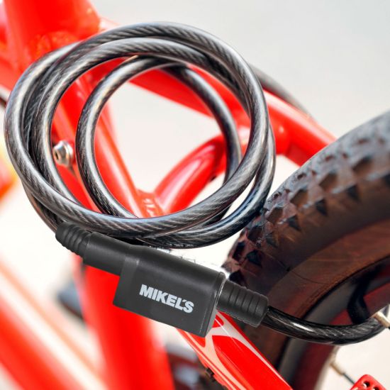 Imagen de Cable candado en espiral con llaves (80 cms) CCE-68