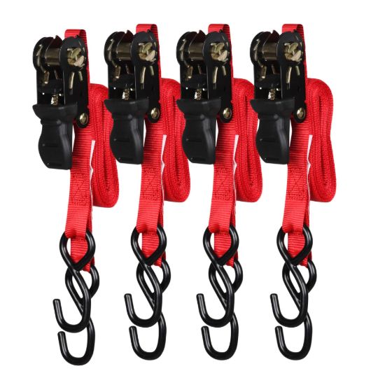 Imagen de Ganchos tensores con matraca 4 pzas (4.5 mts, 450 kgs) T-3M