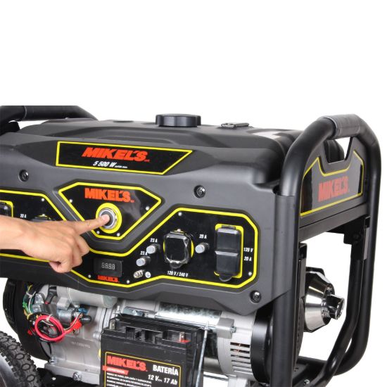 Imagen de Generador de corriente eléctrica motor 4 tiempos (5,500 W / 15 HP) GCE-5500