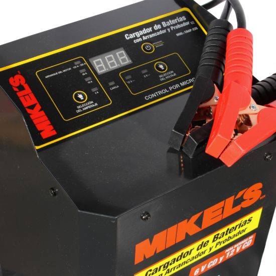 Imagen de Cargador baterías con arrancador y amperímetro (2/10/50/125/225 amp) CBAP-225