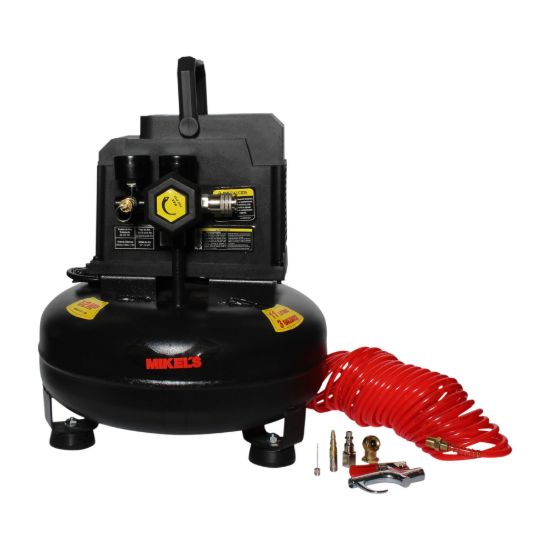 Imagen de Compresor de aire 1/2 HP, tipo hamburguesa (11 lts) LIBRE DE ACEITE  CA-1/2HP