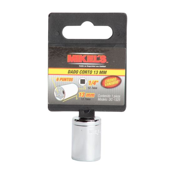 Imagen de Dado corto 1/4” Milimétrico 13 mm 6 puntas DC-1325