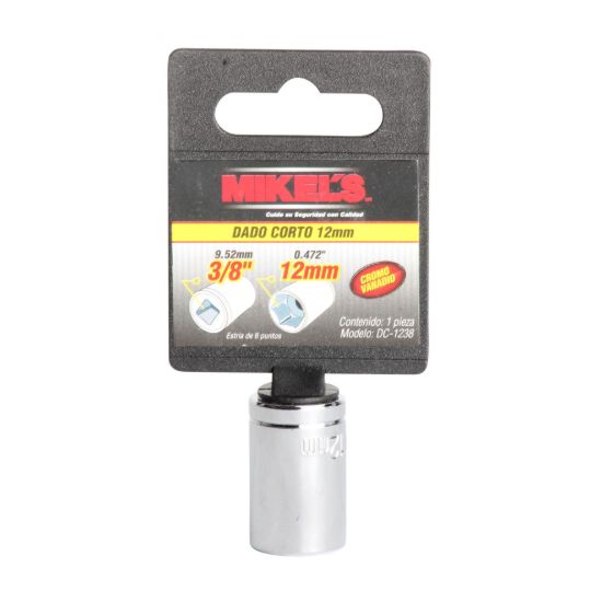 Imagen de Dado corto 3/8” Milimétrico 12 mm DC-1238