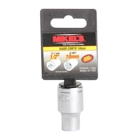Imagen de Dado corto 1/2” Milimétrico 10 mm DC-1050