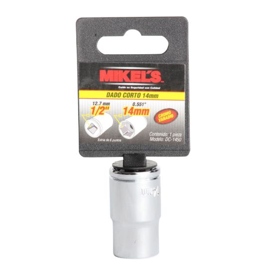 Imagen de Dado corto 1/2”  Milimétrico 14 mm DC-1450
