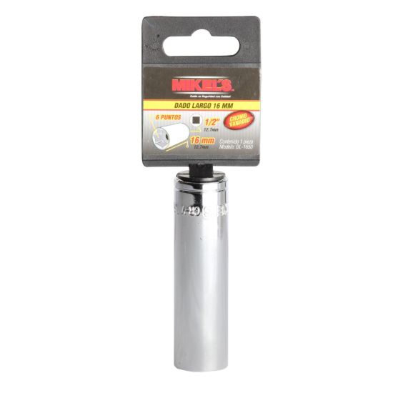 Imagen de Dado largo 1/2” Milimétrico 16 mm 6 puntas DL-1650