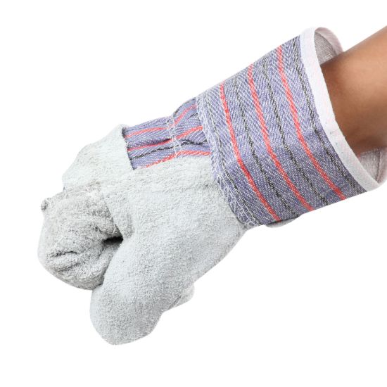 Imagen de Guantes para trabajo de carnaza con loneta GCL-2