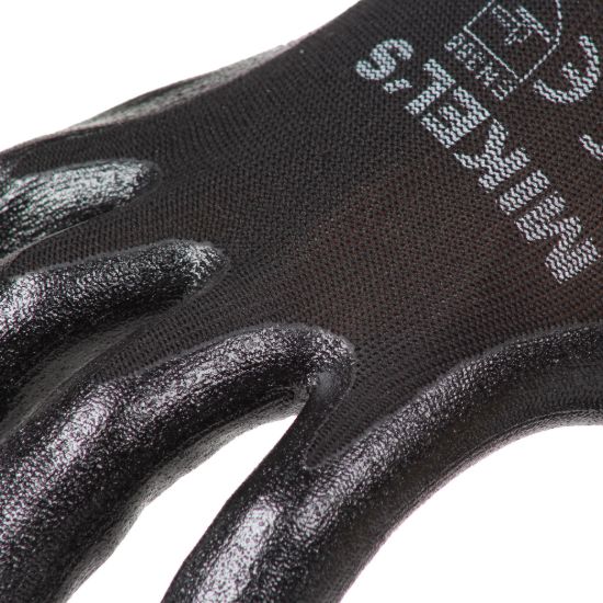 Imagen de Guantes para trabajo de nylon con espuma de nitrilo (M) GEN-2M