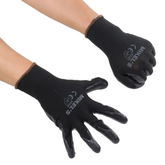 Imagen de Guantes para trabajo de nylon con espuma de nitrilo (G) GEN-2G
