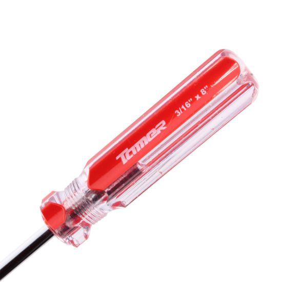Imagen de Desarmador cruz 3/16"x 8", barra acero cromado, mango PVC DC-3168