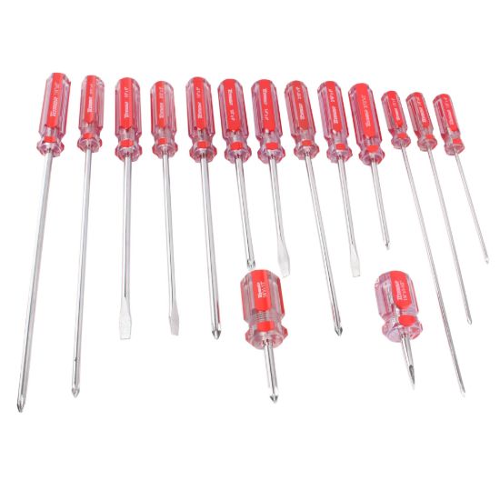 Imagen de Desarmador cruz 1/4"x 4", barra acero cromado, mango PVC DC-144