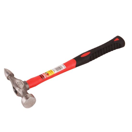 Imagen de Martillo para laminero desabollador fino de bola, mango de fibra de vidrio (11 oz) MLFB-11