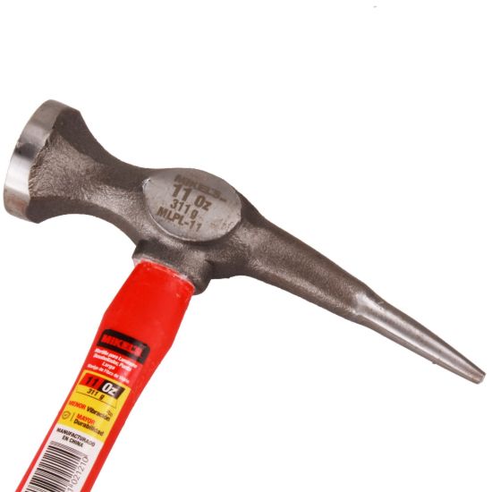Imagen de Martillo para laminero desabollador punta larga, mango de fibra de vidrio (11 oz) MLPL-11