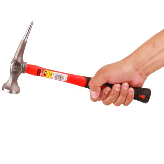 Imagen de Martillo para laminero desabollador punta larga, mango de fibra de vidrio (11 oz) MLPL-11