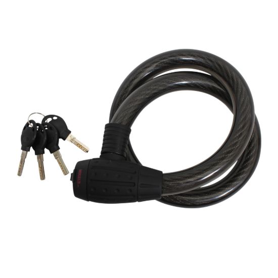 Imagen de Cable candado flexible HD  con llaves (1.5 mts) C-4613