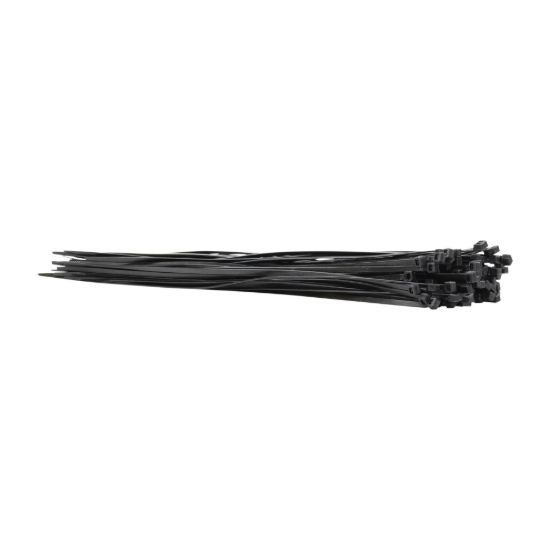 Imagen de Cinchos de plástico 4.6x370 mm, 100 pzas, Negro CDP100-46X370