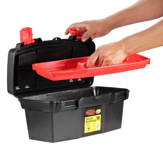 Imagen de Caja plástica para herramientas 16” (1.5 lts) CHP-160