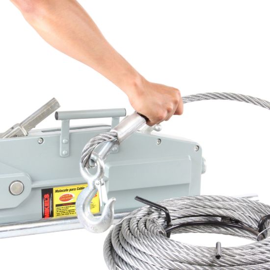 Imagen de Malacate tirfor 4,000 kgs (ancho cable 16 mm x 20 mts) MCAT-4000