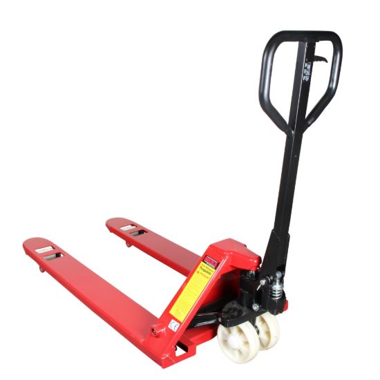 Imagen de Patín hidráulico transpaleta con ruedas de nylon sistema sencillo (2.5 ton) TMK-2.5N
