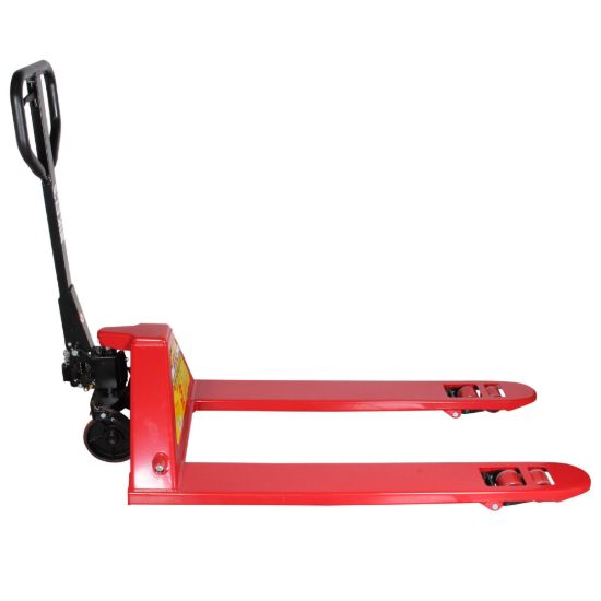 Imagen de Patín hidráulico transpaleta con ruedas de poliuretano sistema tándem (3 ton) TMK-3