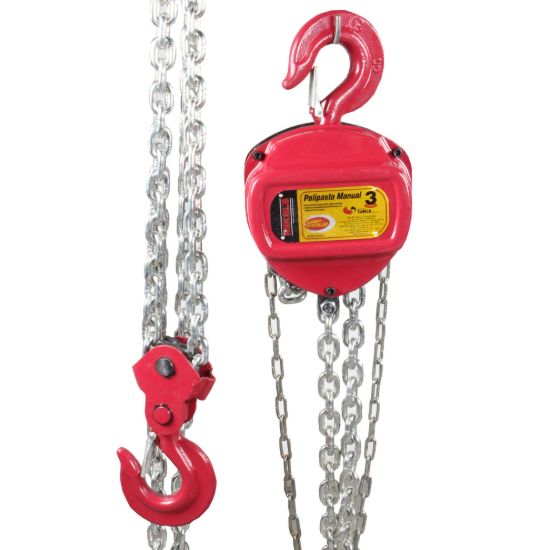 Imagen de Polipasto manual (3 ton, cadena 3 mts) POLM-3
